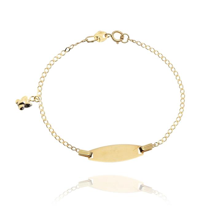 Bracciale Farfalla d'Oro Vero
