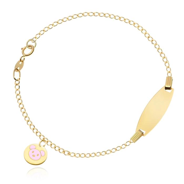 Bracciale Orsetto d'Oro Vero