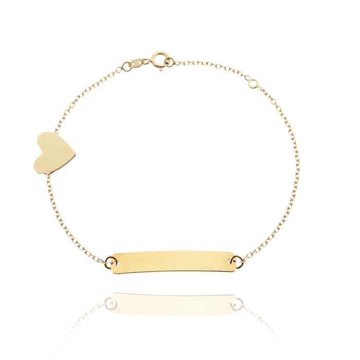 Bracciale Cuore d'Oro Vero
