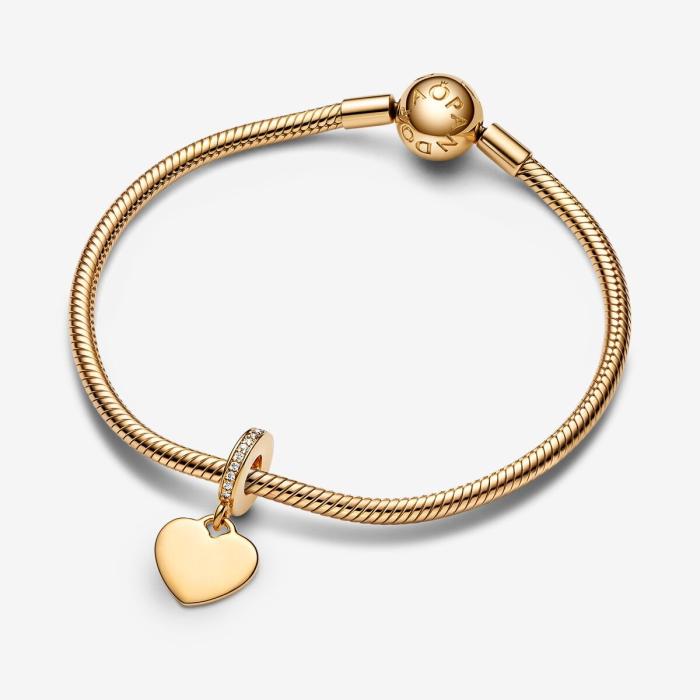 Charm Heart Pendant to engrave