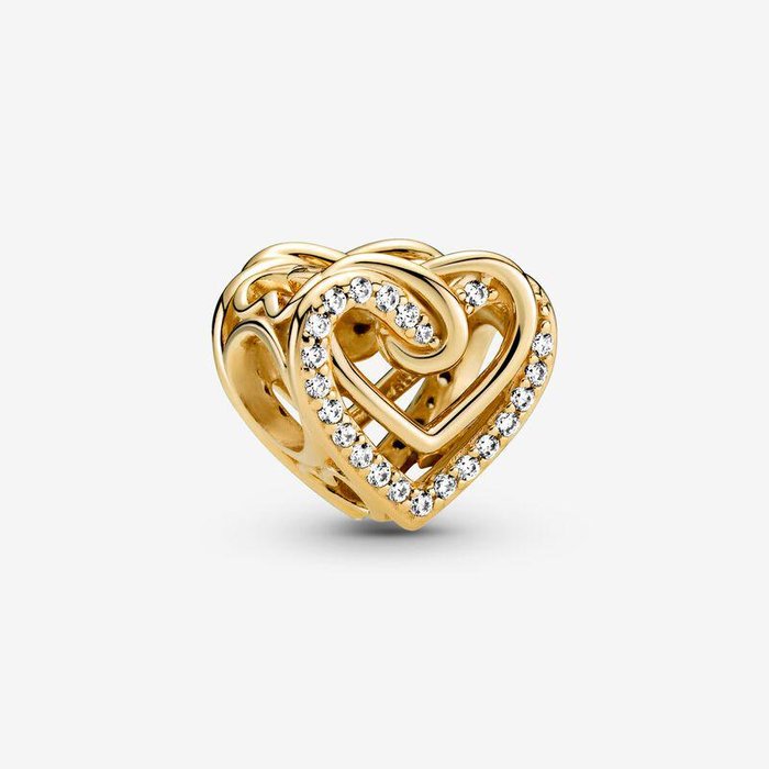 Charm Heart Intertwined with Stones