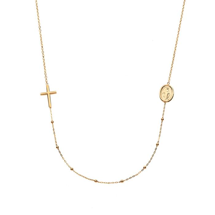 Collana Credo d'Oro Vero
