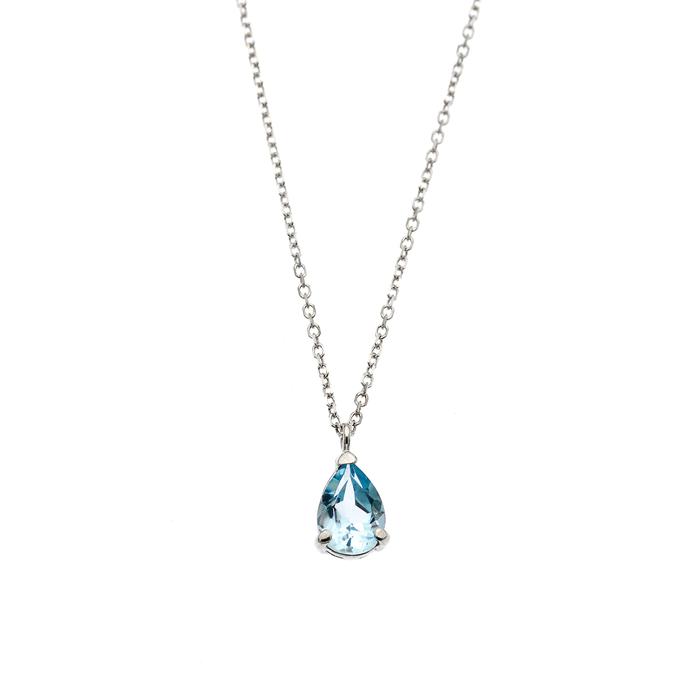 Real Gold Topaz Necklace