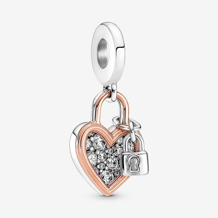 Padlock Pendant Charm "Together Always"