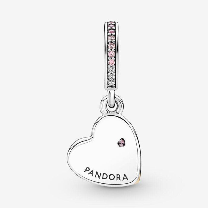 Charm Pendant Intertwined Hearts and Family