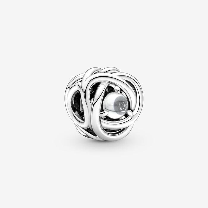 Charm Eternal Circle White April