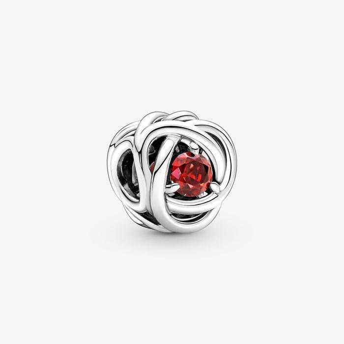 Charm Eternal Circle Fire Red July