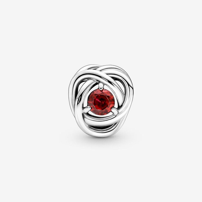 Charm Eternal Circle Fire Red July