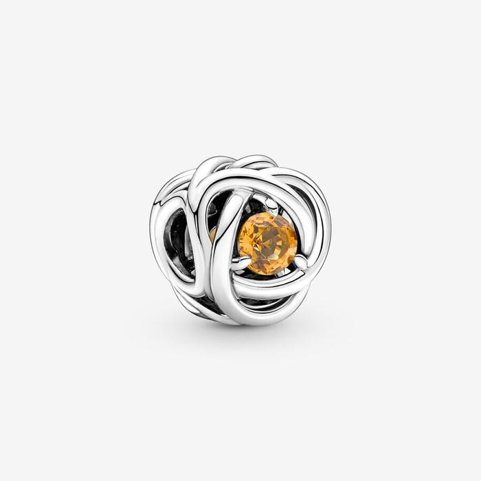 Charm Eternal Circle Honey November