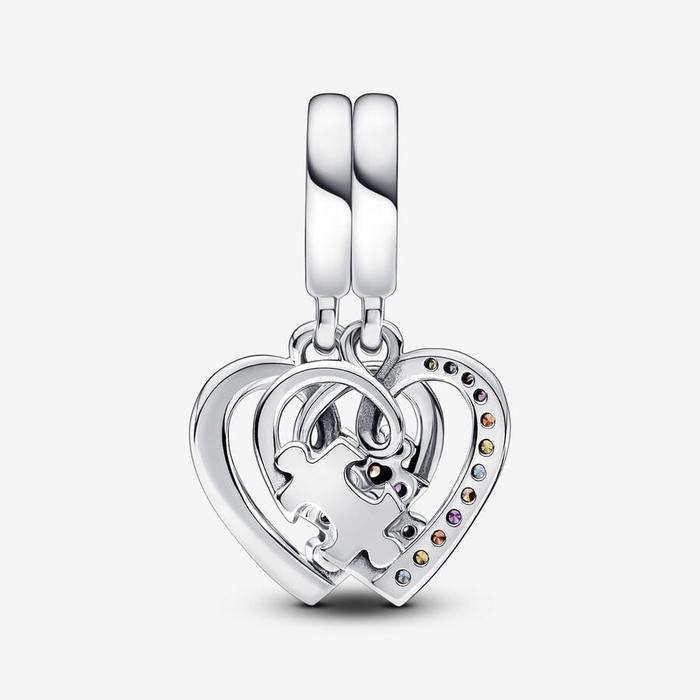 Pendentif puzzle d'amitié divisible