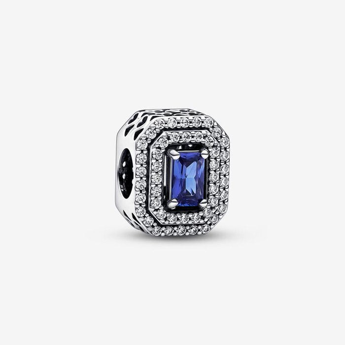Pavè and Blue Stone Charm