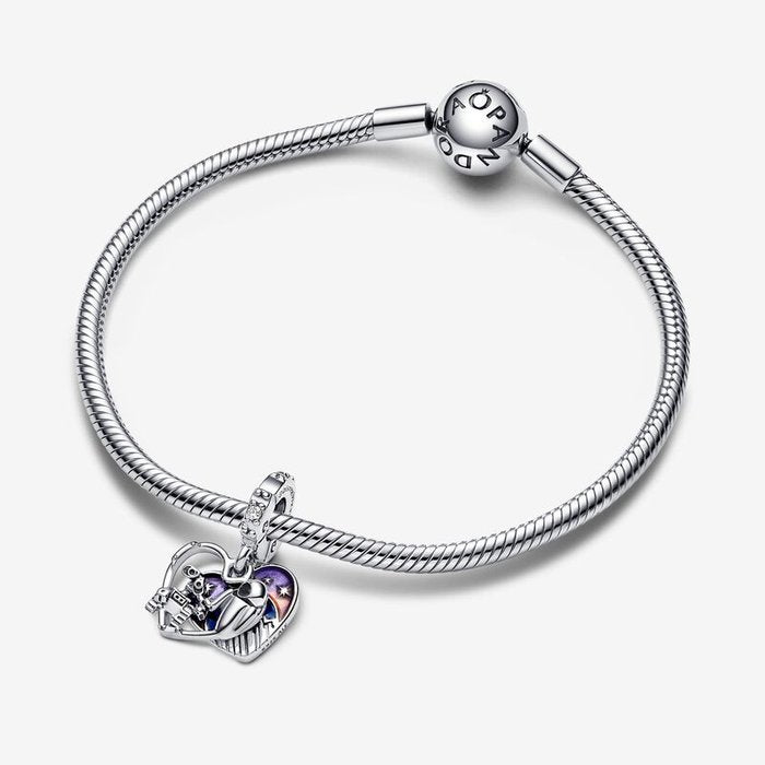Charm Disney, Wall-E, Pendente a Cuore Eve e Wall-E che si illumina al buio