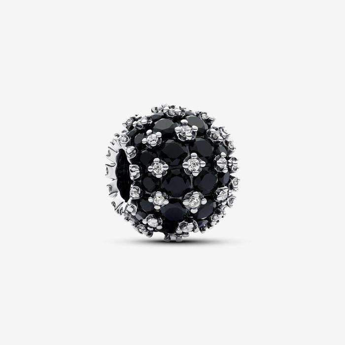 Charm Pavè Black Luminous Stones