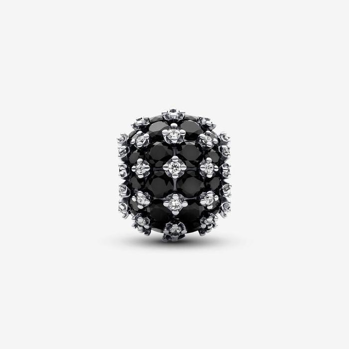 Charm Pavè Black Luminous Stones
