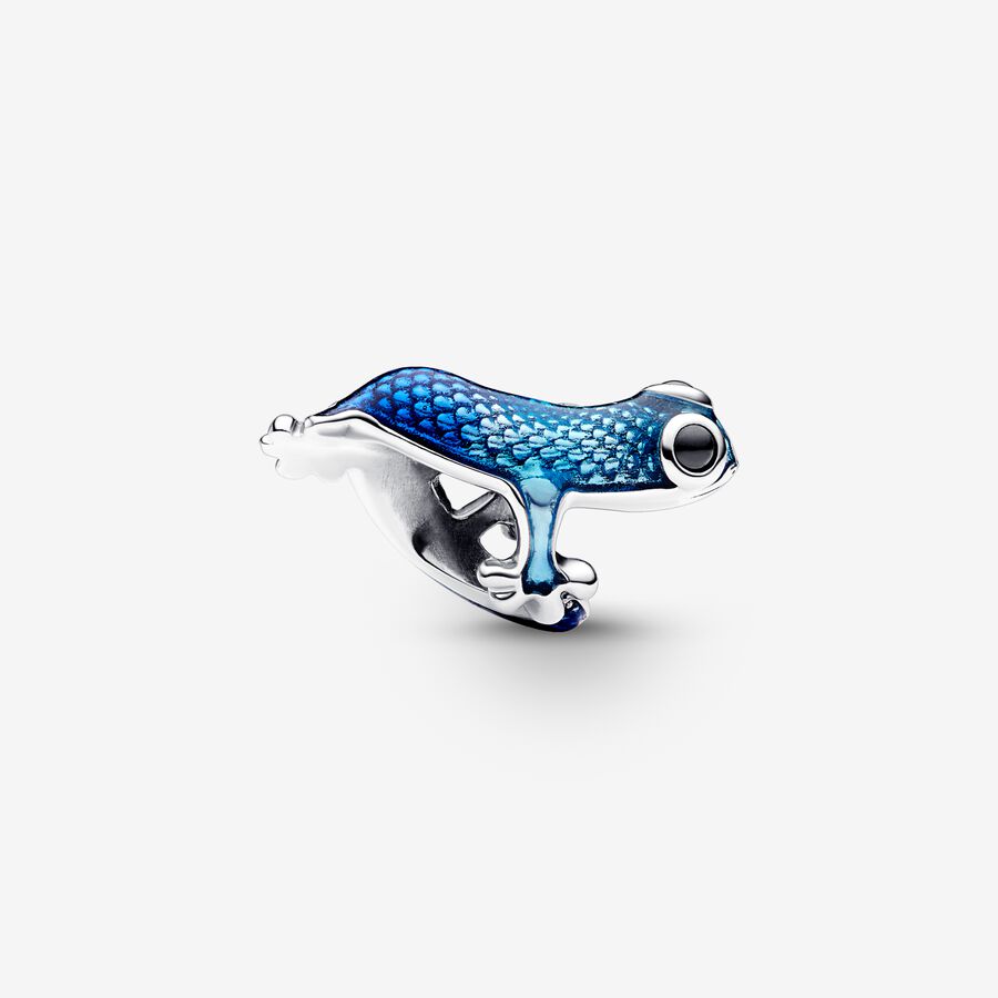 Blue Gecko Charm