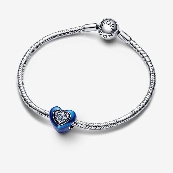 Blue Heart Charm Spinner