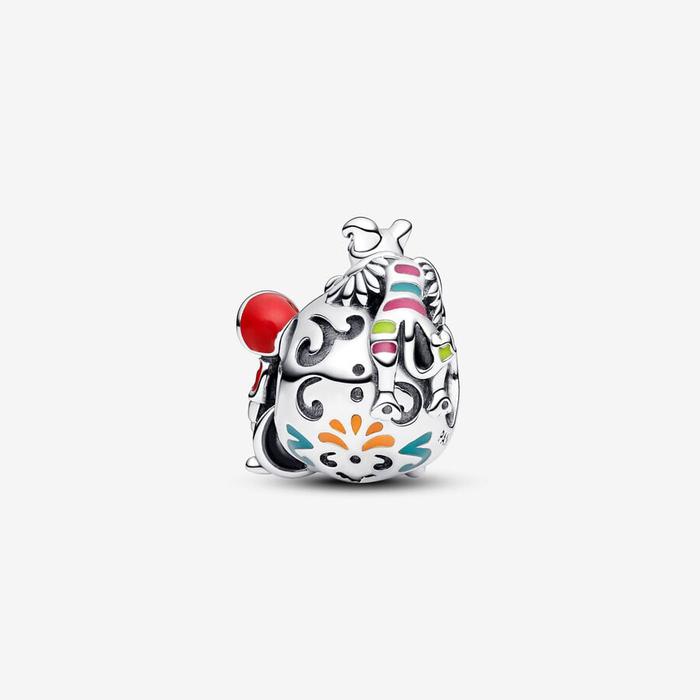 Charm Pixar, Coco, Teschio Miguel & Dante che si illumina al buio