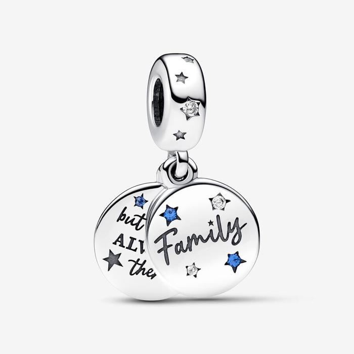 Double Family Pendant Charm