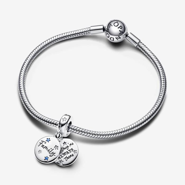 Double Family Pendant Charm