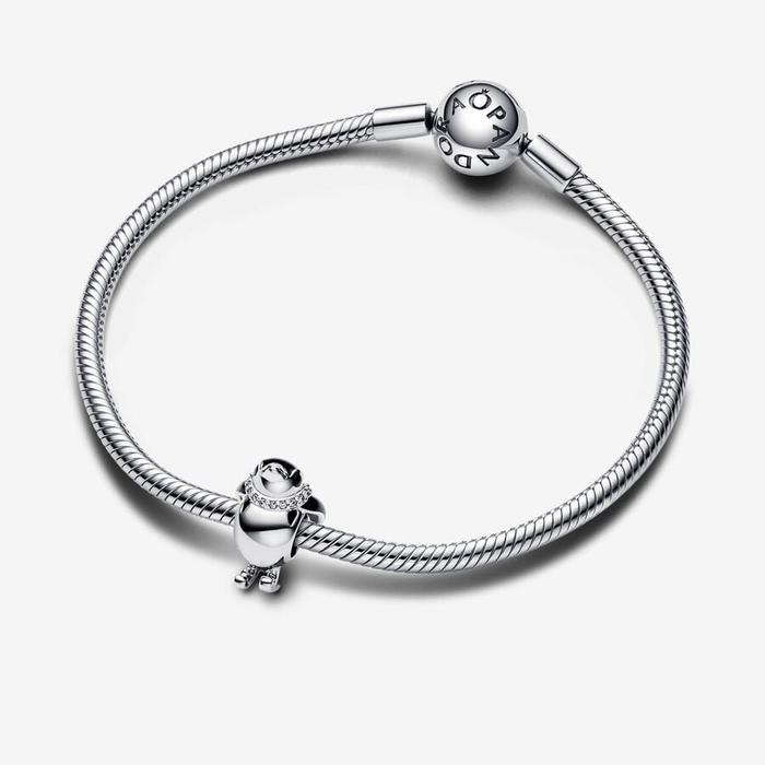 Penguin with Skis Charm