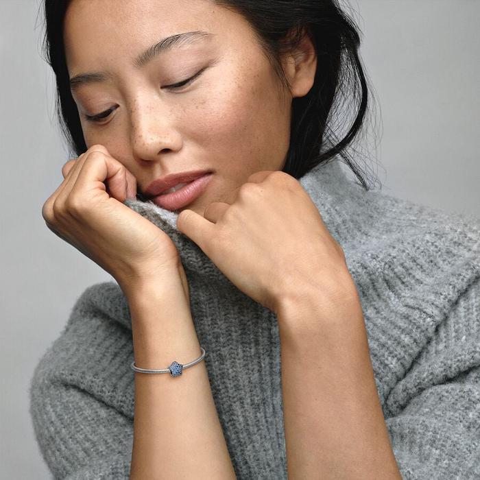 Blue Pavè Star Charm