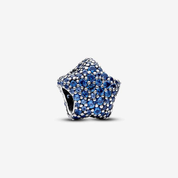 Blue Pavè Star Charm