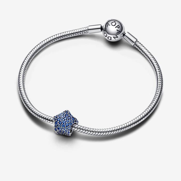 Blue Pavè Star Charm