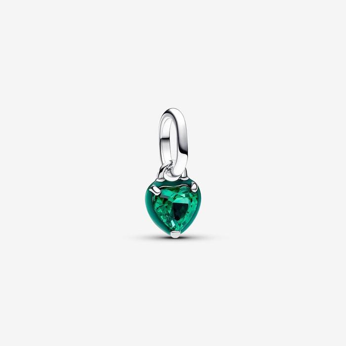 Charm Mini Pendant Green Chakra Heart Pandora ME