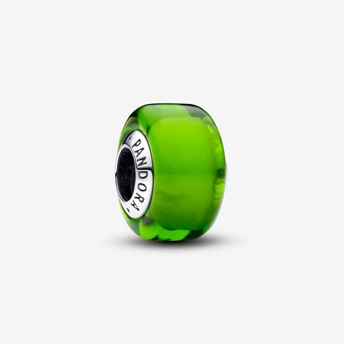 Green Murano Glass Mini Charm