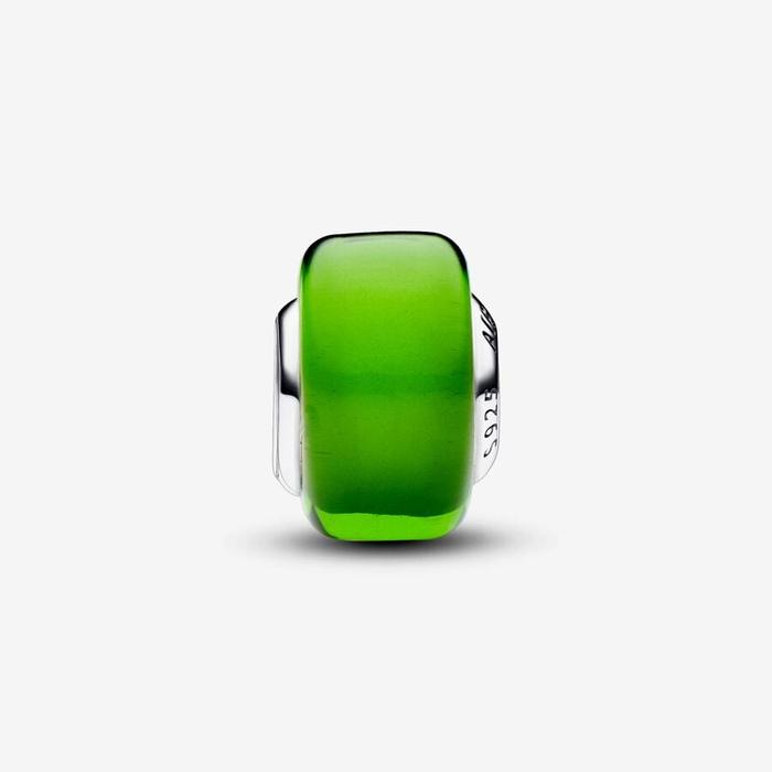 Green Murano Glass Mini Charm