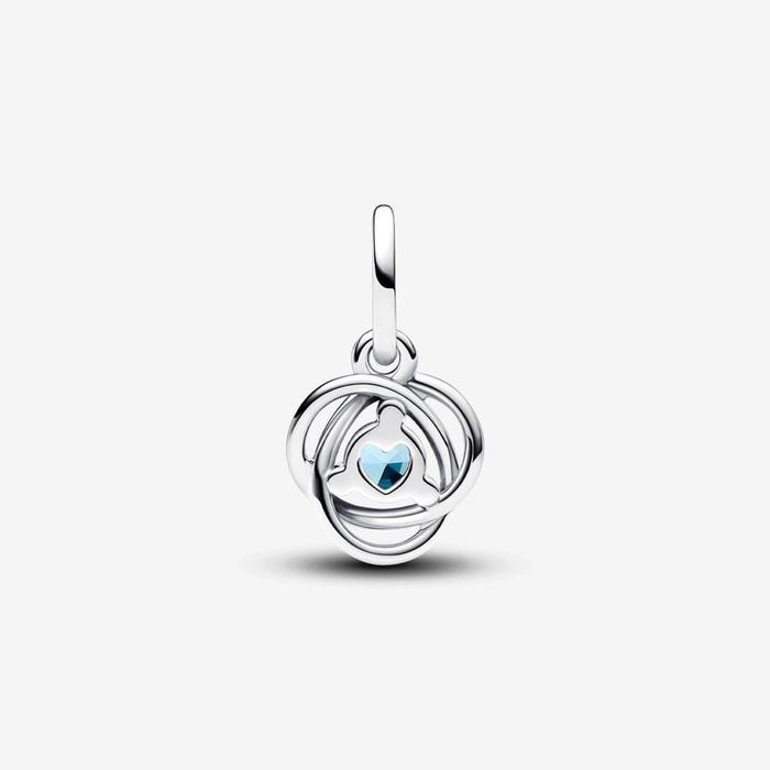Eternal Circle Pendant Charm Blue March