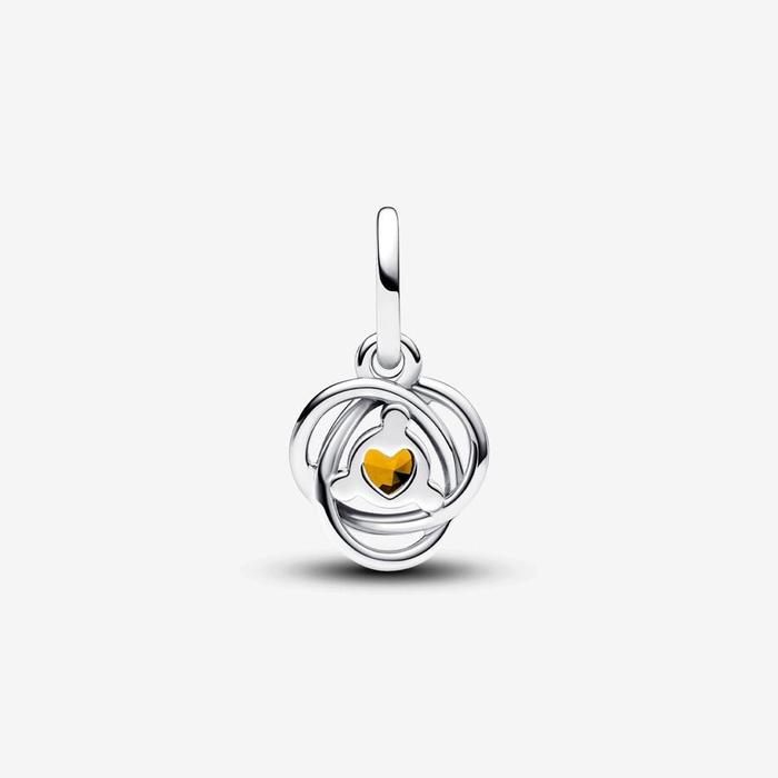 Charm Pendant Eternal Circle Honey November