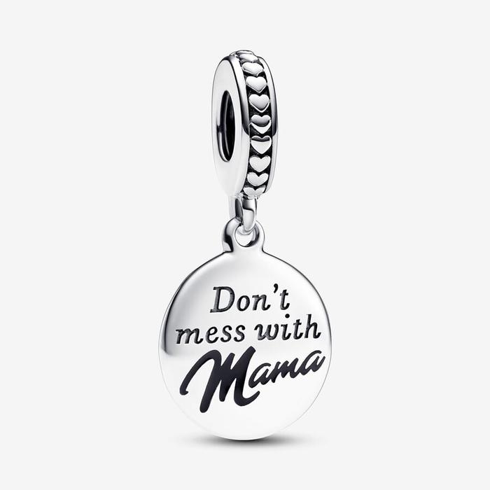 “Don't' Mess with Mama” Pendant Charm to be engraved