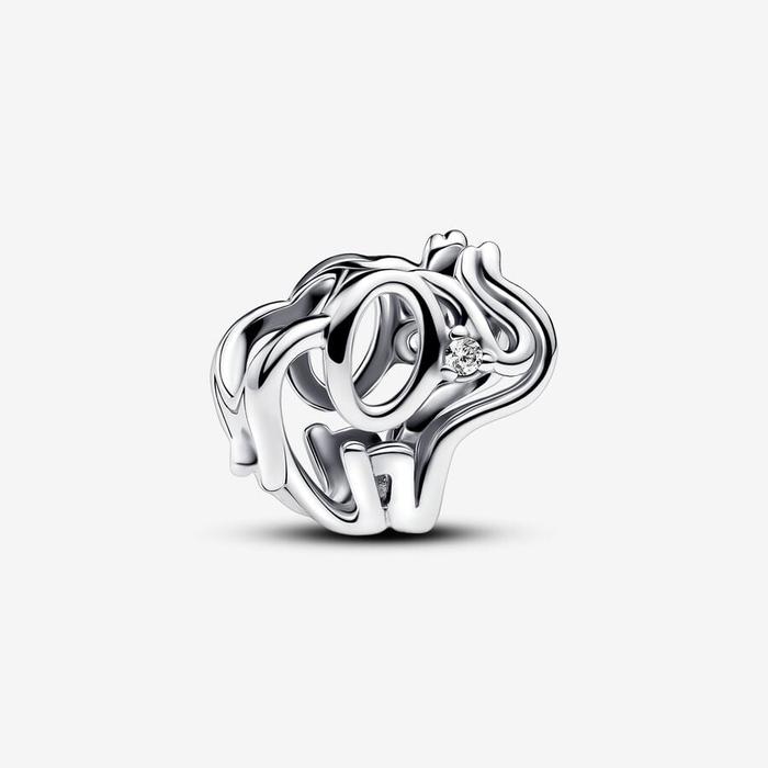 Charm Openwork Elephant