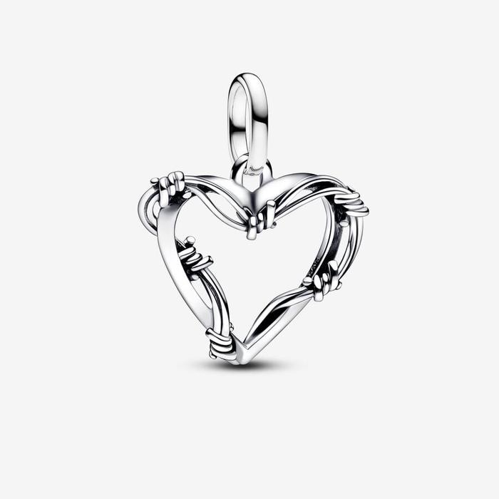 Charm Medallion Wire Heart Pandora ME