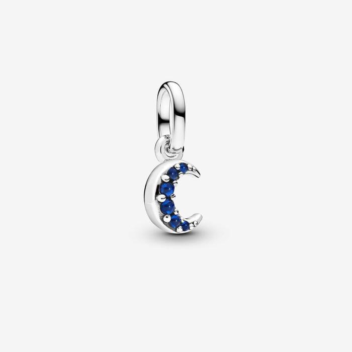 Pandora Mini Blue Moon Pendant Charm ME