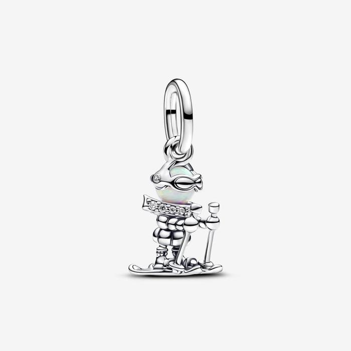 Skier Pendant Charm