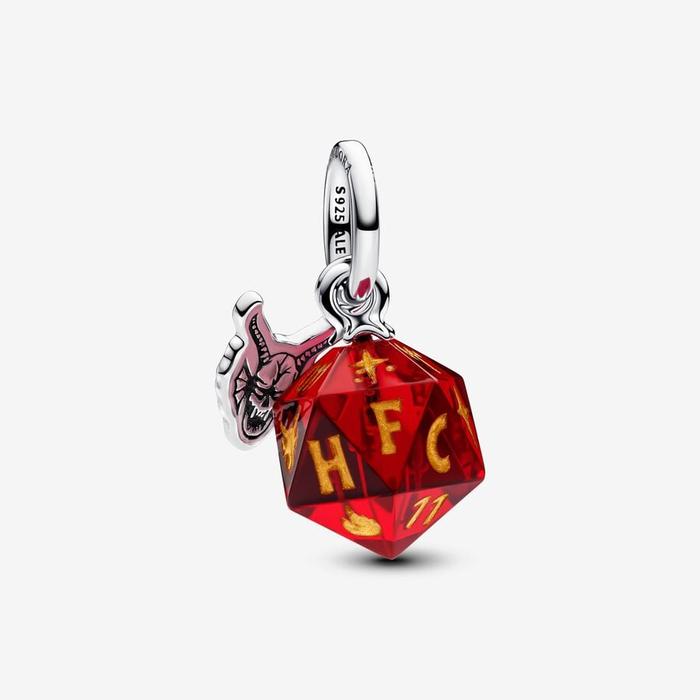 Stranger Things Charm, Hellfire Club Dice Pendant