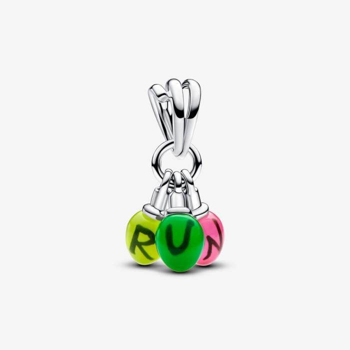 Stranger Things Charm, Glow in the Dark RUN Pendant