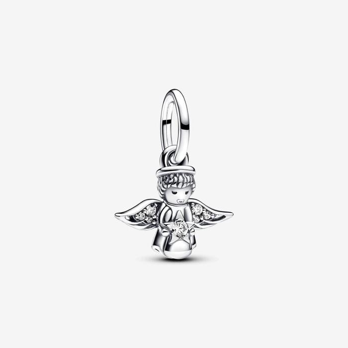 Angel and Star Pendant Charm