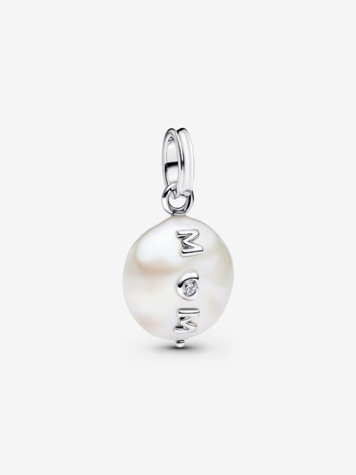 Charm Pendente Mamma con Perla Barocca d’Acqua Dolce Coltivata