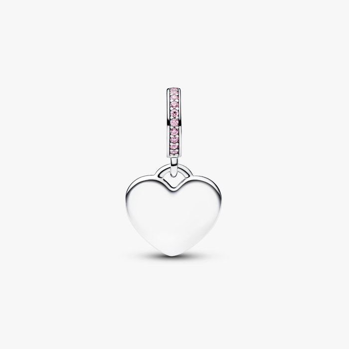 Charm Cuore Pendente da incidere