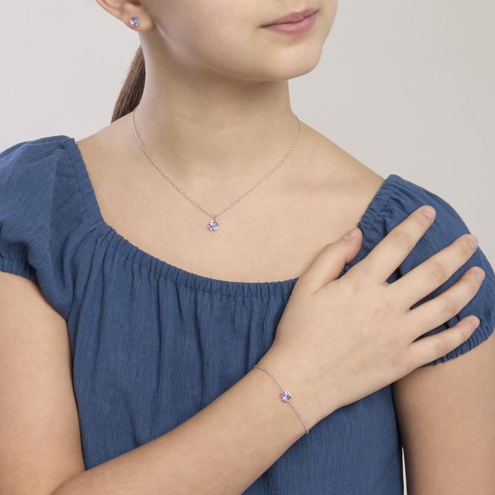 Bracciale bambina con quadrifoglio multicolor QUATTRO DESIDER