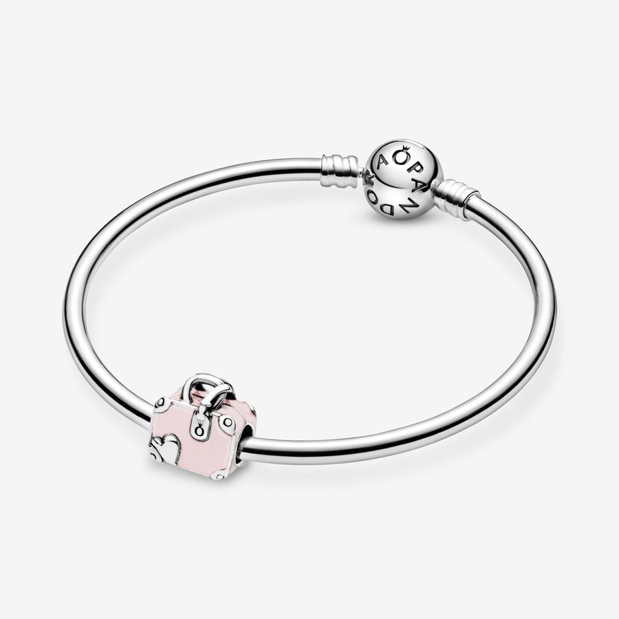 Charm Valigia Rosa