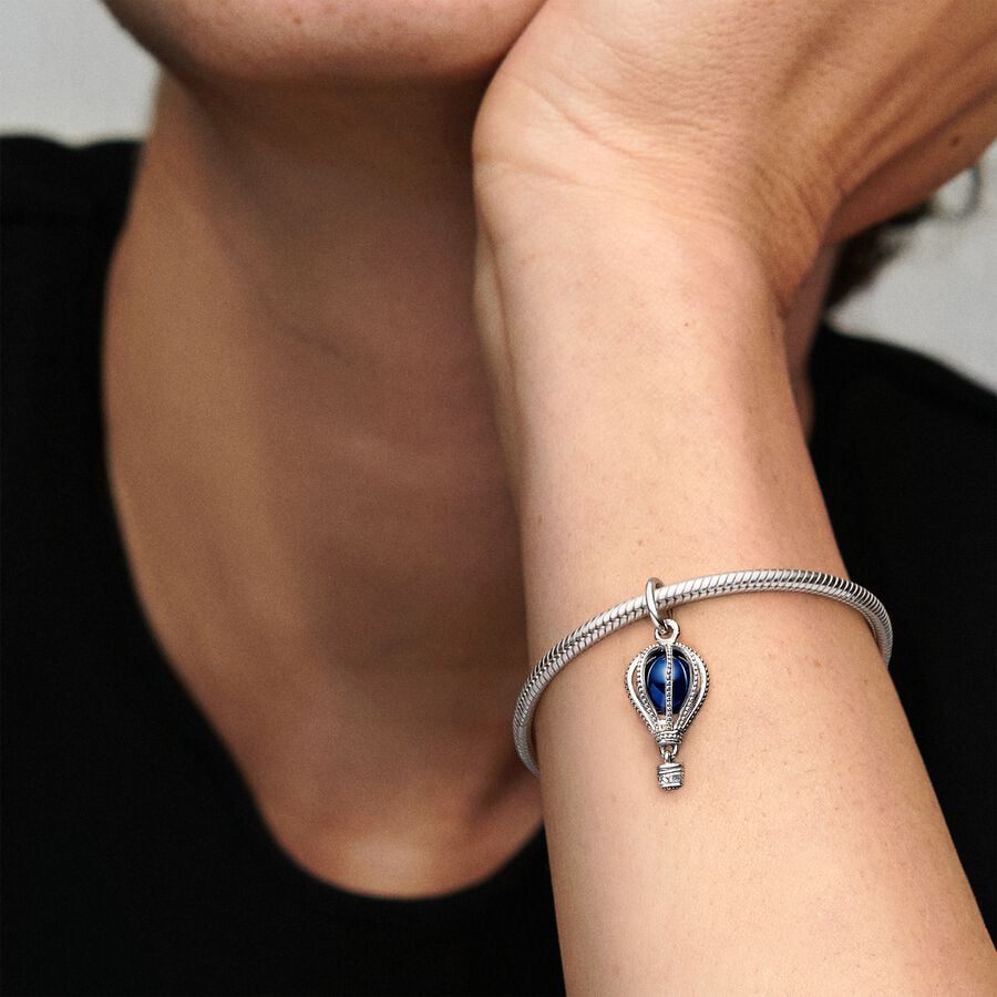 Charm Pendente Mongolfiera Blu