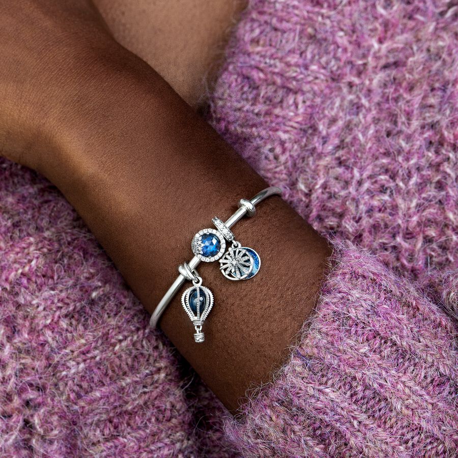 Charm Pendente Mongolfiera Blu