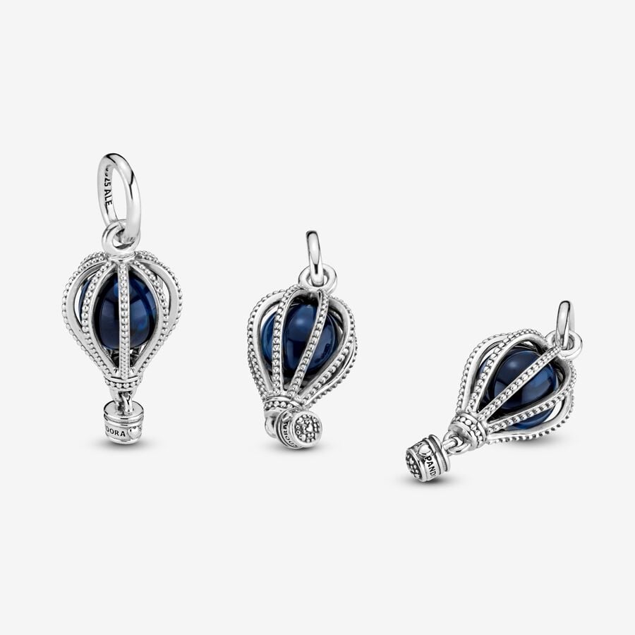 Charm Pendente Mongolfiera Blu