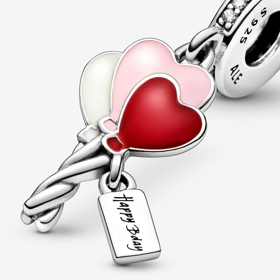 Charm Pendente Palloncini Compleanno