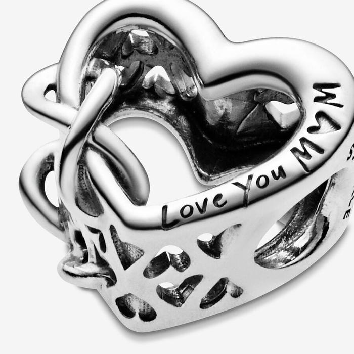 Charm Openwork Cuore"Ti Amo Mamma"
