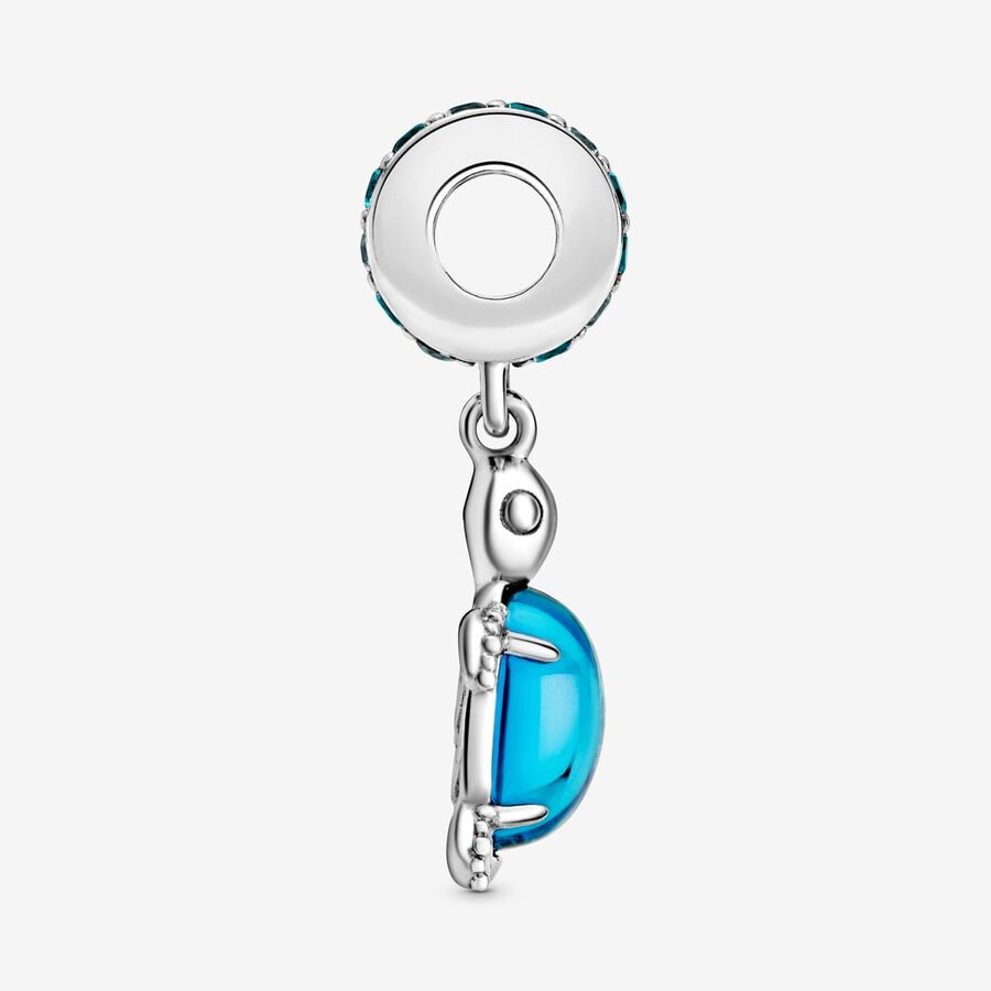 Murano Glass Sea Turtle Pendant Charm
